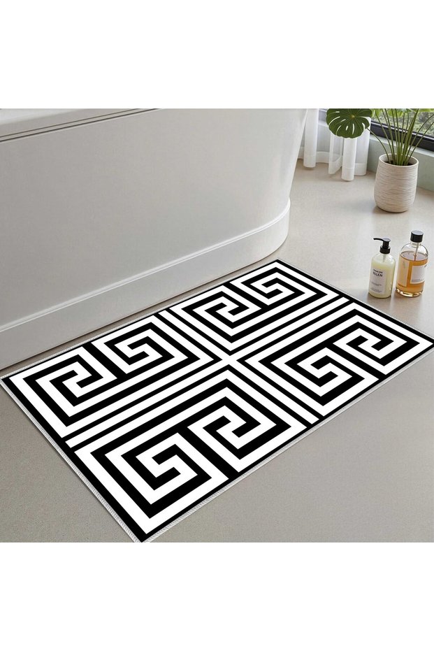 Bath Mat, Soft Bathroom Rug, Non-Slip Dot Backing, Washable - 60X100