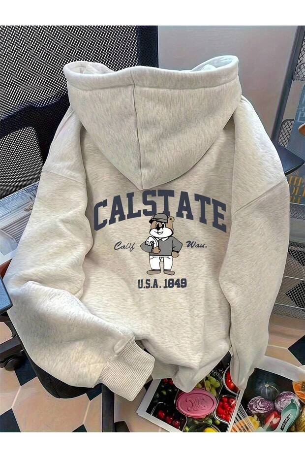 Back Printed Unisex Hooded Sweatshirt