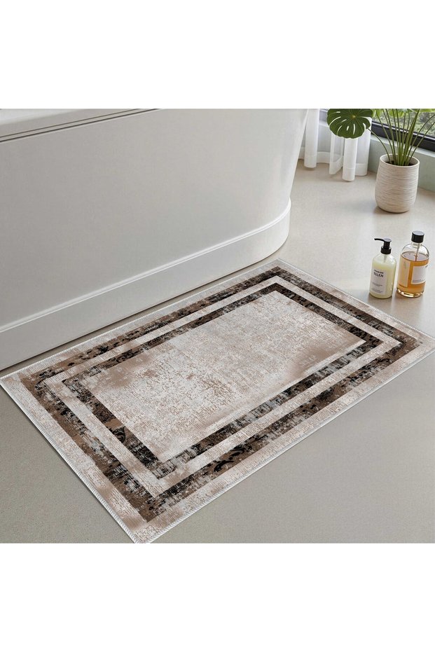Bath Mat, Soft Bathroom Rug, Non-Slip Dot Backing, Washable - 60X100