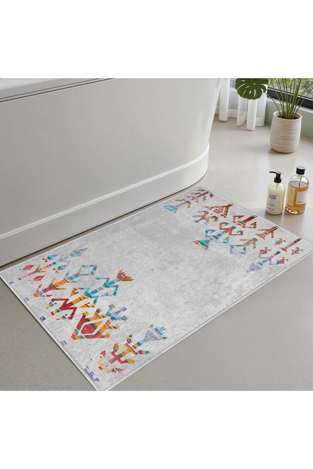 Bath Mat, Soft Bathroom Rug, Non-Slip Dot Backing, Washable - 60X100