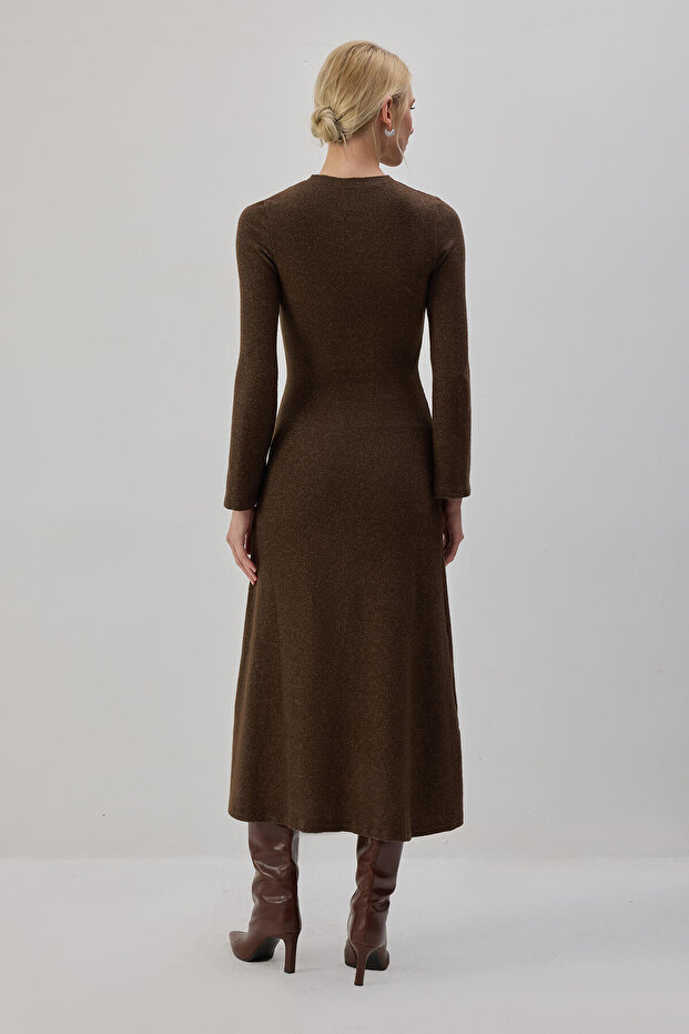 MAXİ TRİKO ELBİSE - 3