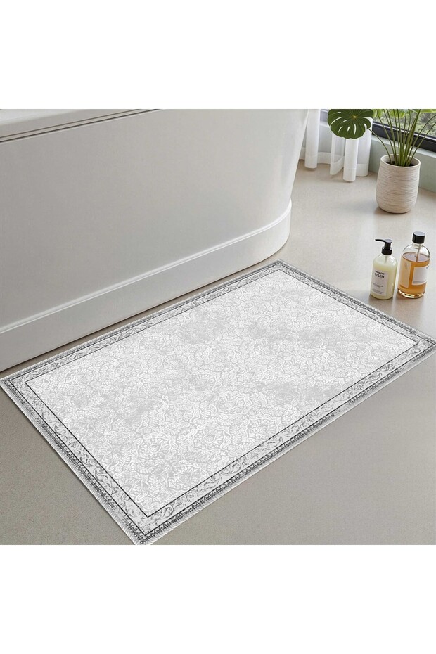Bath Mat, Soft Bathroom Rug, Non-Slip Dot Backing, Washable - 60X100