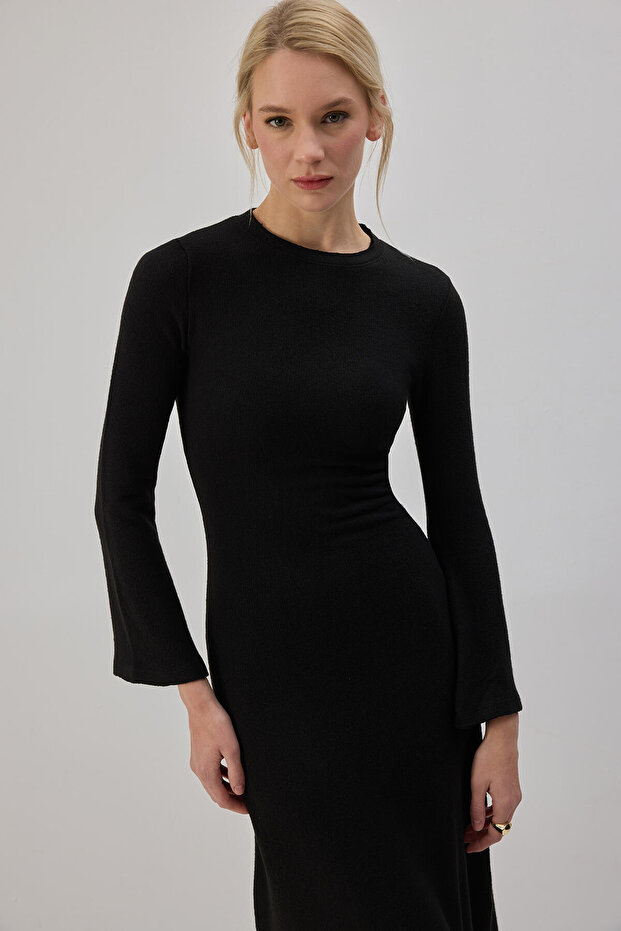 MAXİ TRİKO ELBİSE - 2