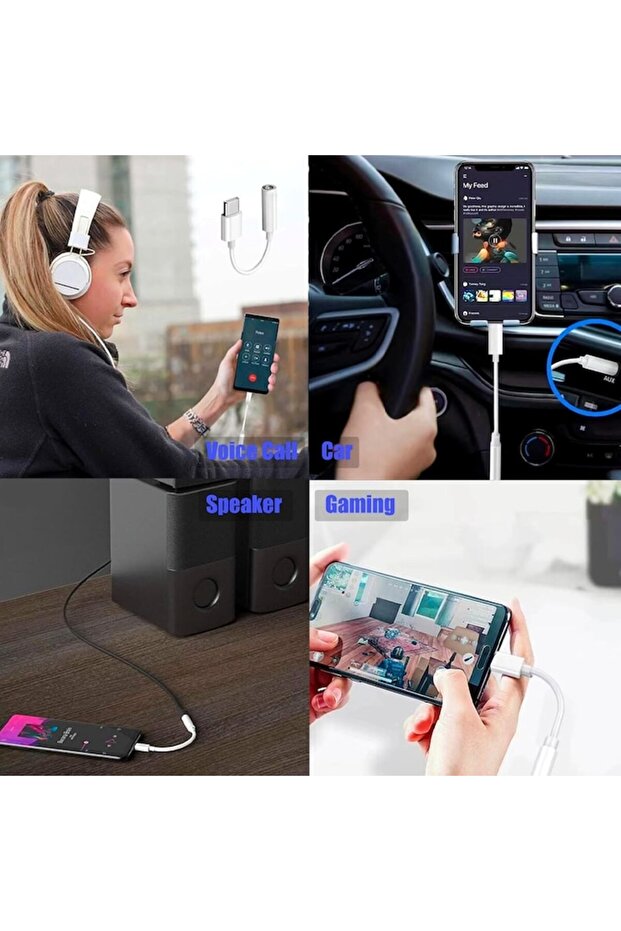 USB Type-C to 3.5mm Jack Audio Adapter - 2