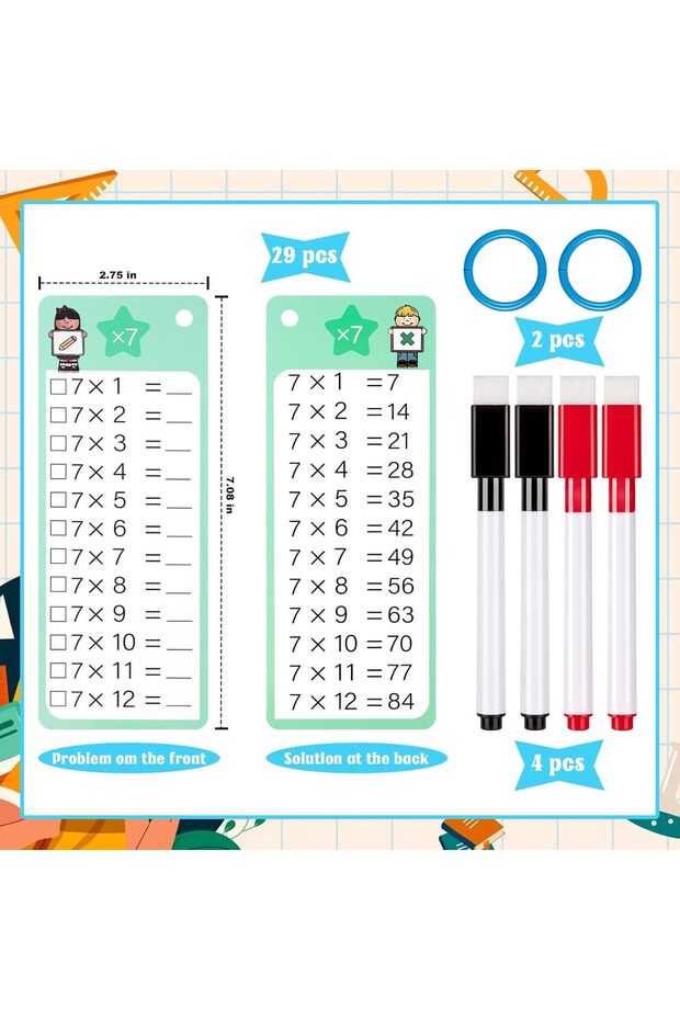 Flash Cards for Learning Mathematics - 6