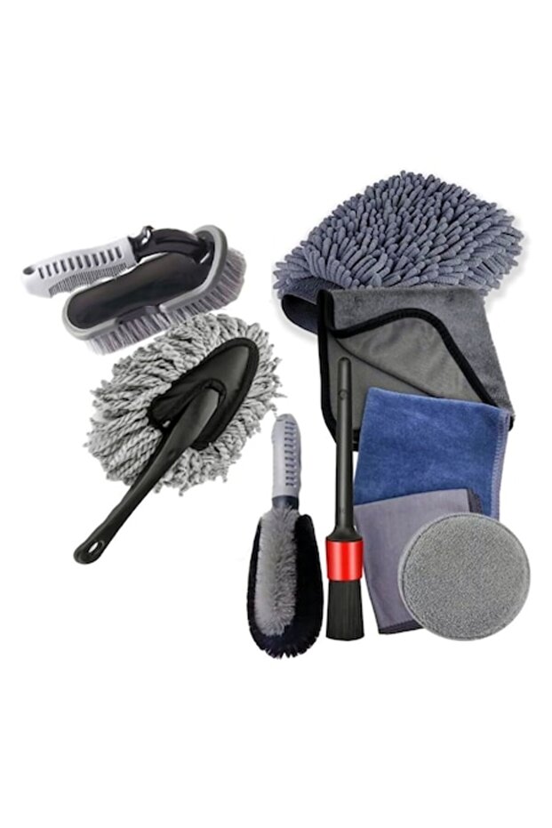 Set de 9 perii pentru spălarea mașinii - 1