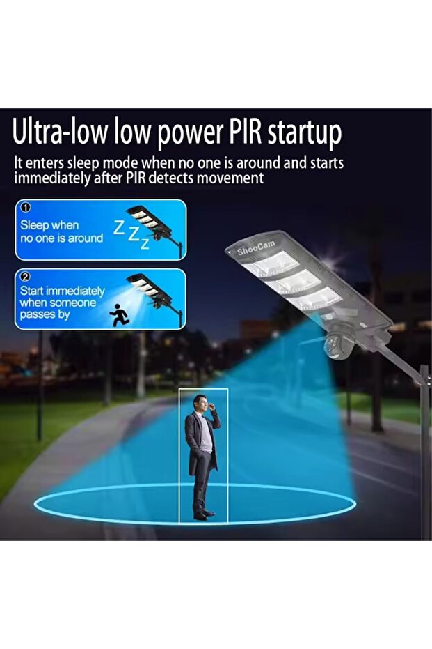 Solar Lamp with Surveillance Camera - 2
