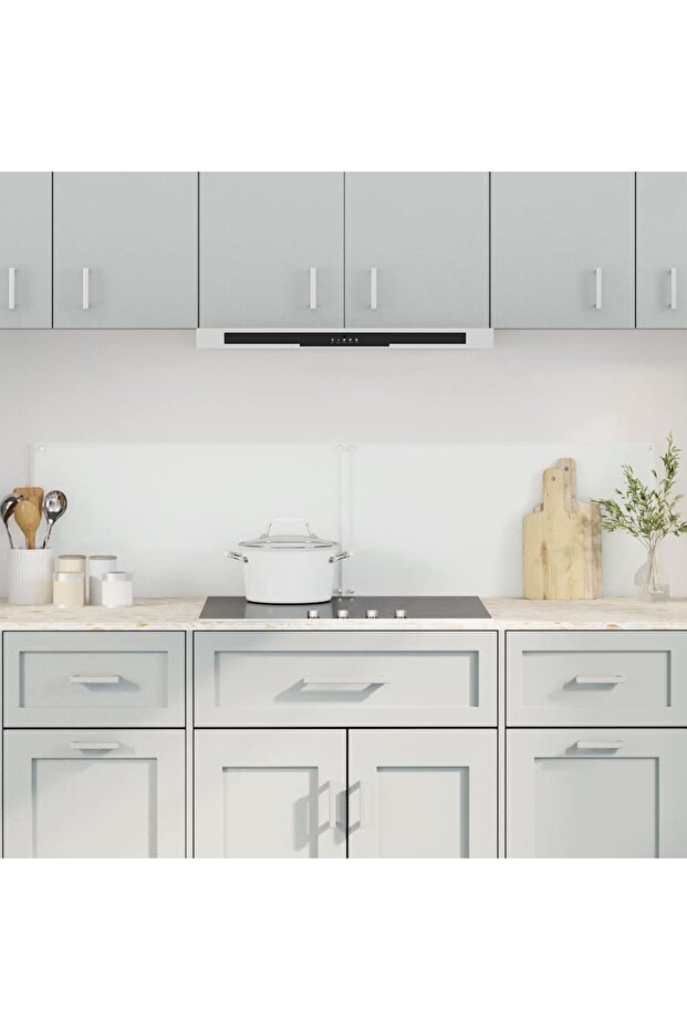 Kitchen Backsplashes 2 pcs Transparent 80x60 cm Tempered Glass