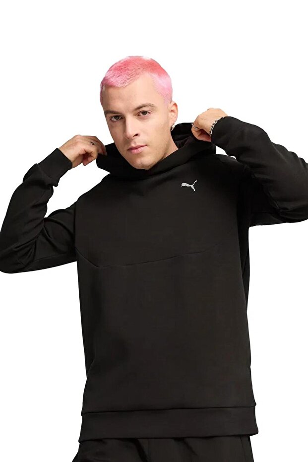 Hoodies, Regular, Longsleeve, Regular, Side Pocket, Knitted, Plain - 1