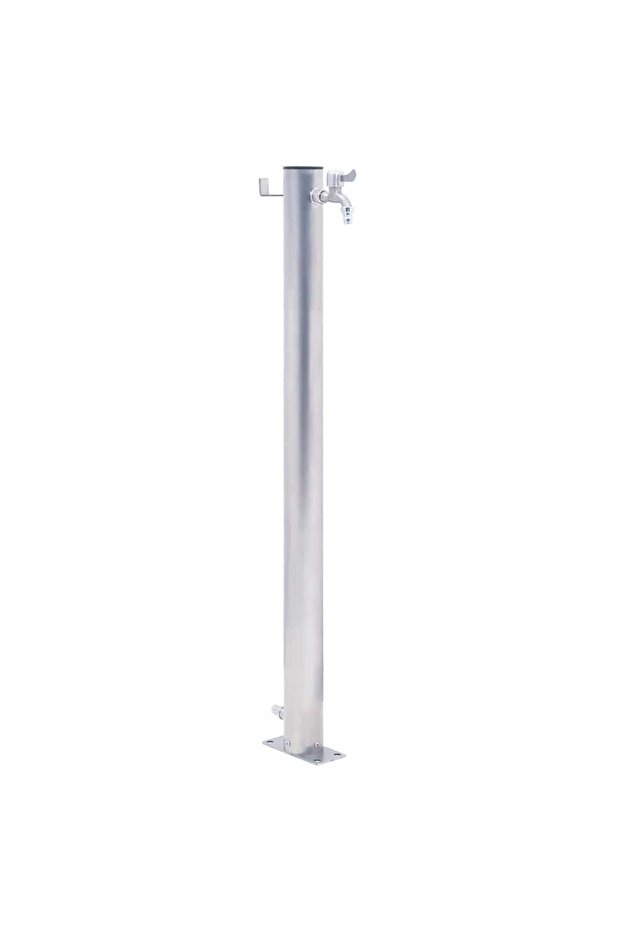 Garden Water Column 60 cm Stainless Steel Round