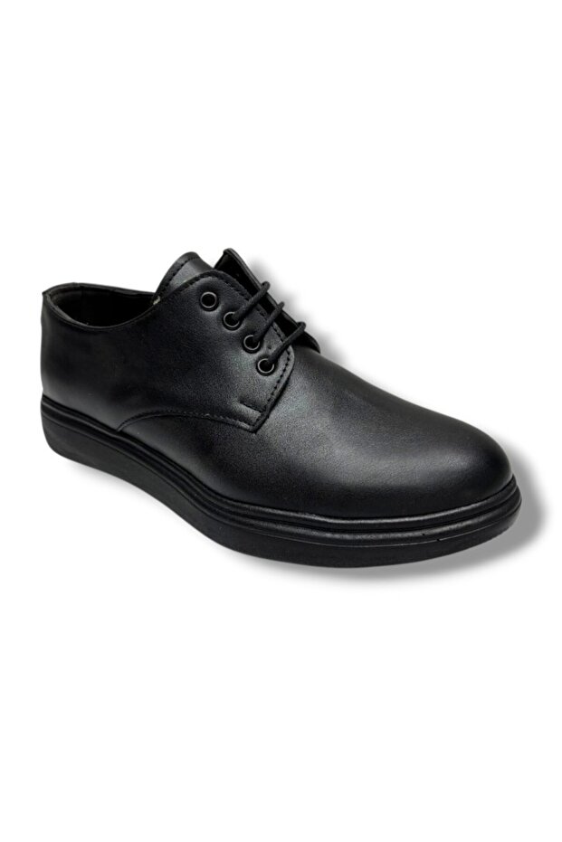 Rasgo 4035-26 Skin Leather Anatomical Lace-Up Boys' Shoes 37-40