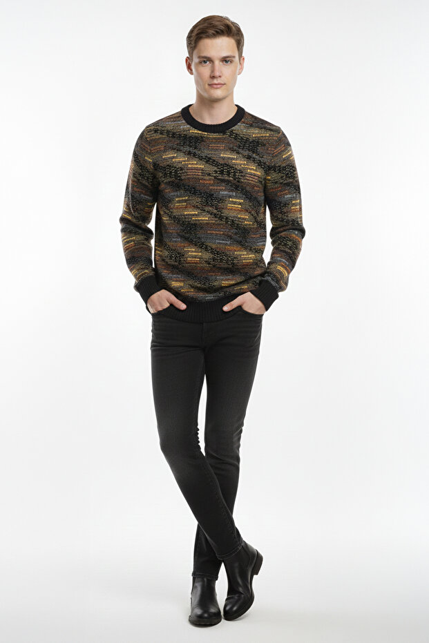 Erkek Bisiklet Yaka Kazak - 2