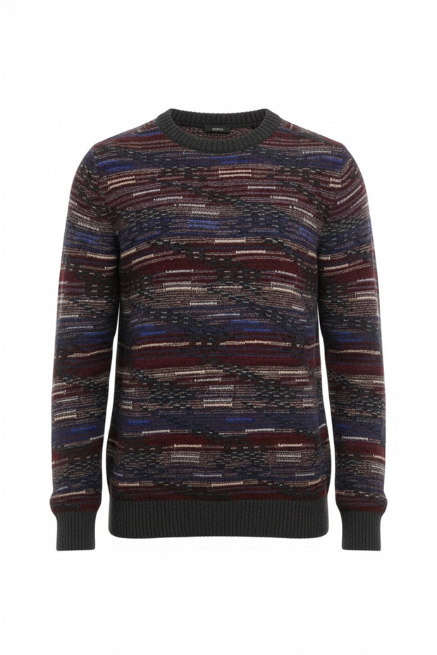 Erkek Bisiklet Yaka Kazak - 4