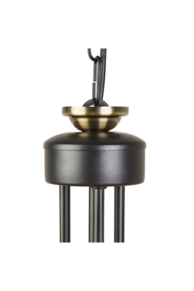 Palermo 3'lü Sarkıt Avize - Siyah / Krem - 5