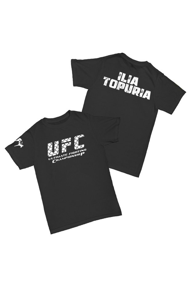 تي شيرت رجالي بتصميم UFC Fighter مطبوع