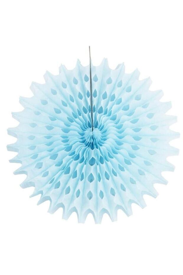 Blue Paper Rosettes - 2