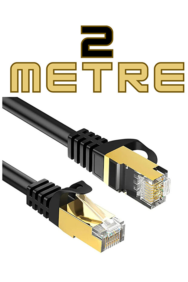 Cat7 Cable 2 Meters/10Gbps Speed-Copper Wire-2M Cat7 Ethernet Cable-50 Micron Gold Plated