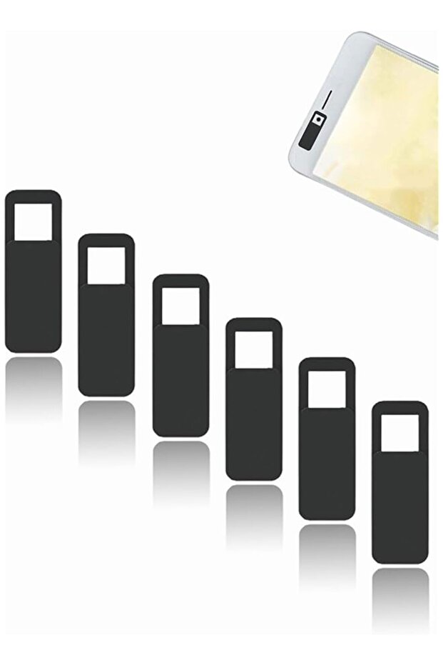 Ultra-Thin Webcam Cover Slider, Fits Smartphones, Tablets, Computers, 0.02in Thick with Strong Adhesive