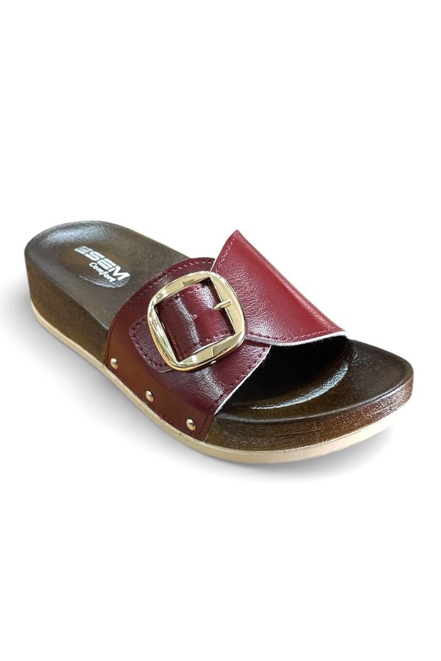 0047 Z 0014 Women's Daily Single Buckle Summer Comfort Slippers