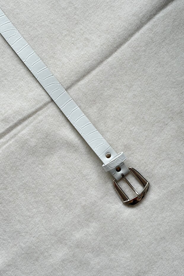 Boris Silver Buckle Women's Belt
