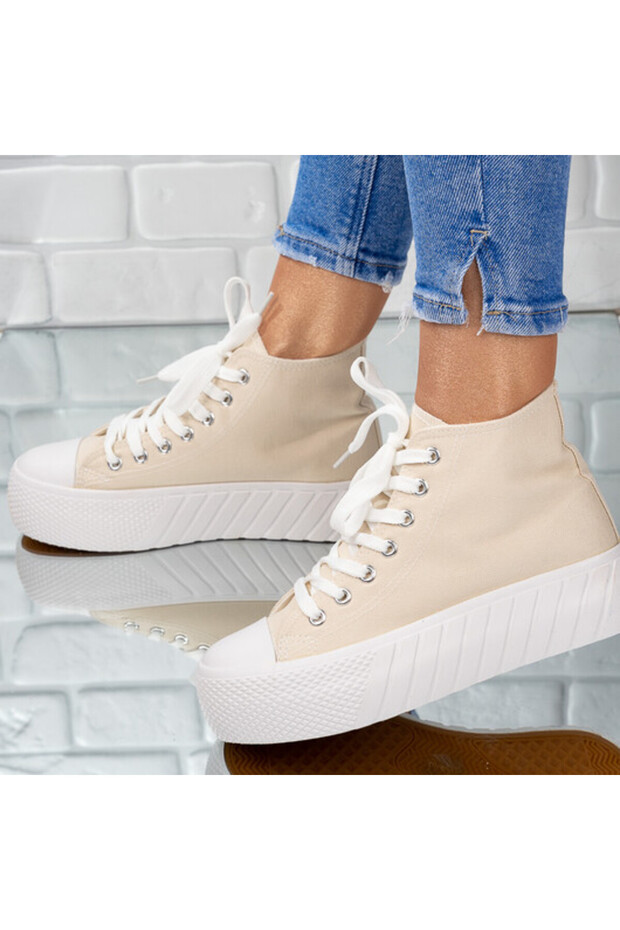 Sneakersi dama din material textil Dana - 1