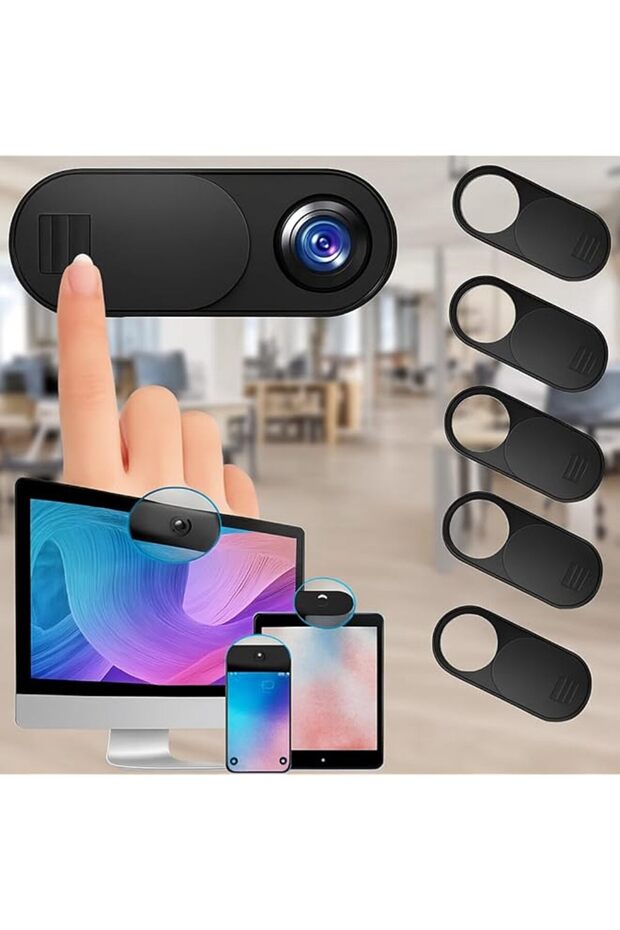 Webcam Cover Slide, Ultra Thin Privacy Protector for Laptop, MacBook Pro, iMac, PC, Tablet, Notebook,