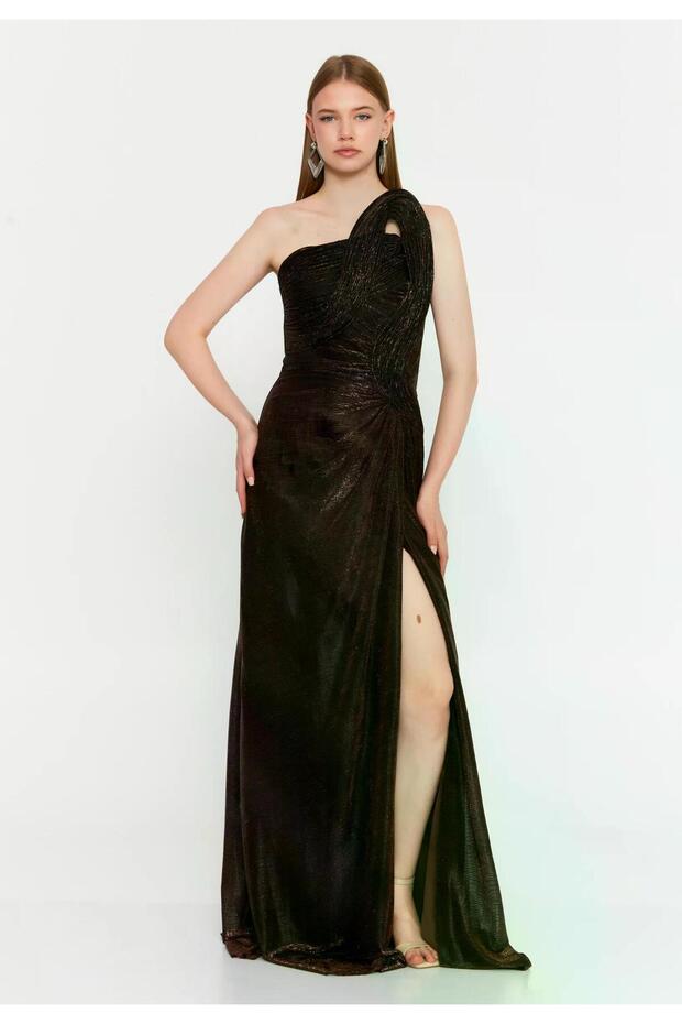 6035SIM SİMLİ ELBİSE - 1