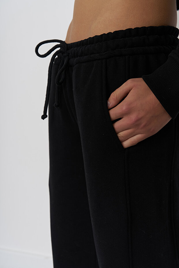 Washable Wideleg Jogging Pants - 4