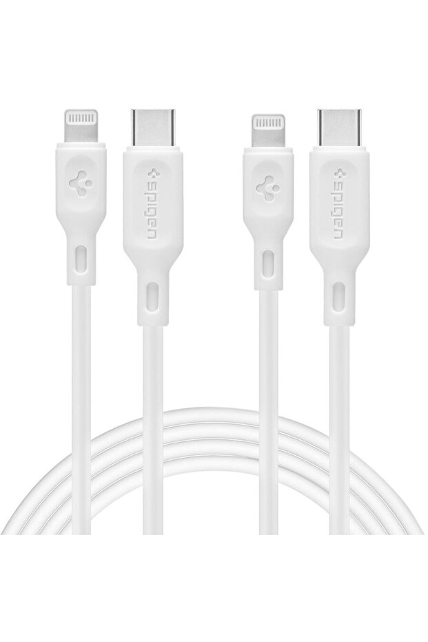 Cablu USB‑C la Lightning DuraSync (set 2) – alb - 1