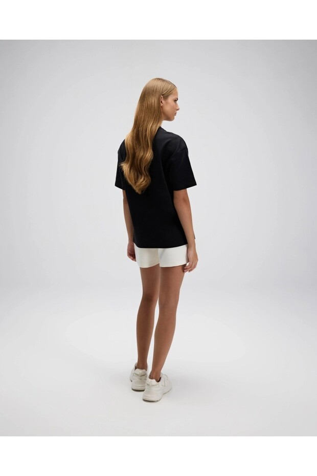 EF558-BK Kadın Tişört - Siyah - 2
