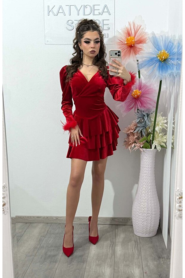 Rochie LORELAI din catifea - 1