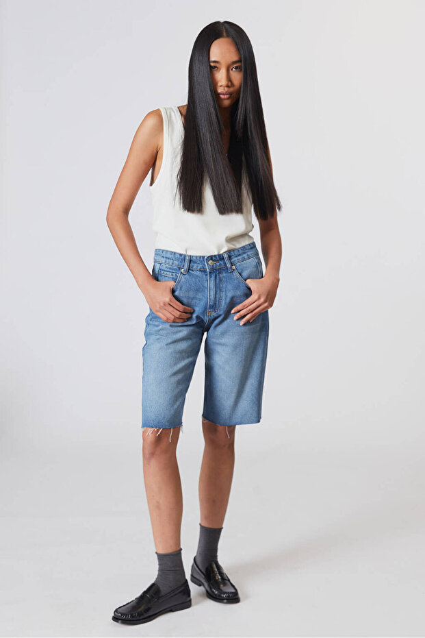 Orta Bel Bermuda Şort - 2