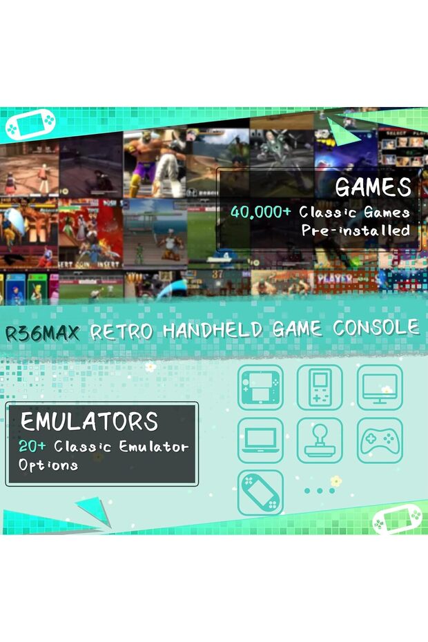 جهاز ألعاب محمول كلاسيكي R36MAX - 2