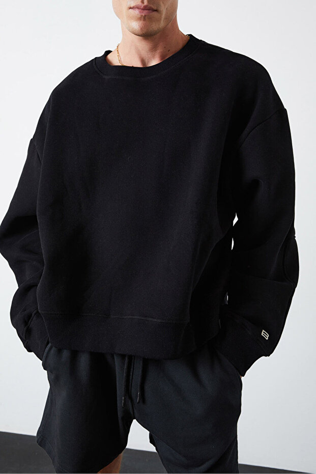 Basic Oversize Sweatshirt - 4