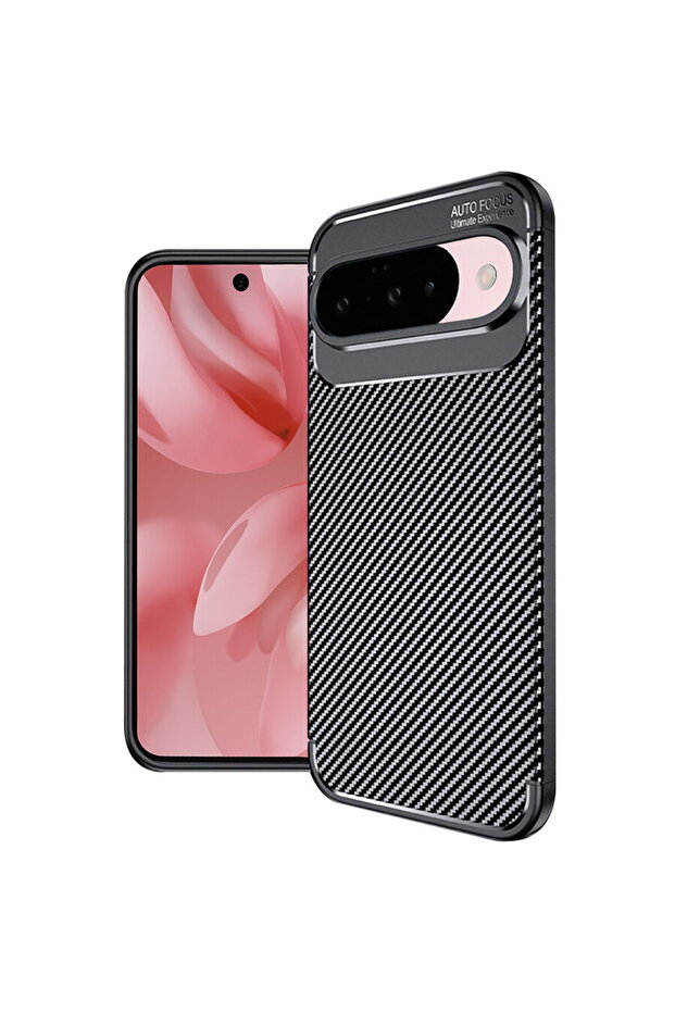 Case for Google Pixel 10 / 10 Pro - CarbonFiber - Black - 1
