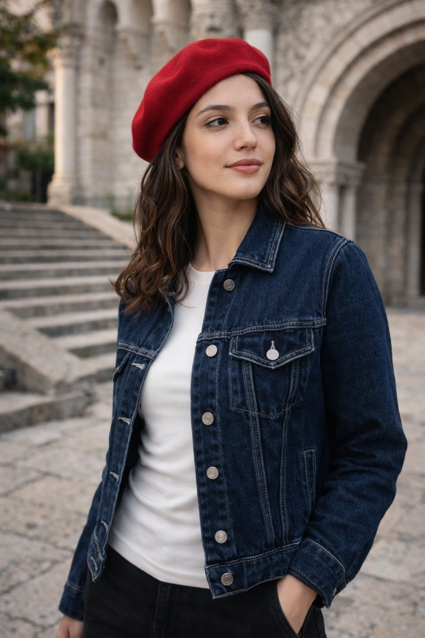 طقم قبعة وشال الرسام (قطعتان) - 3