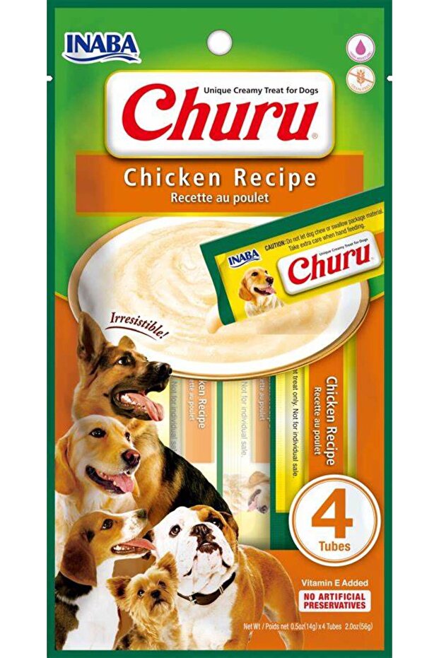 Churu Chicken Recipe for Dogs 4pcs/pk