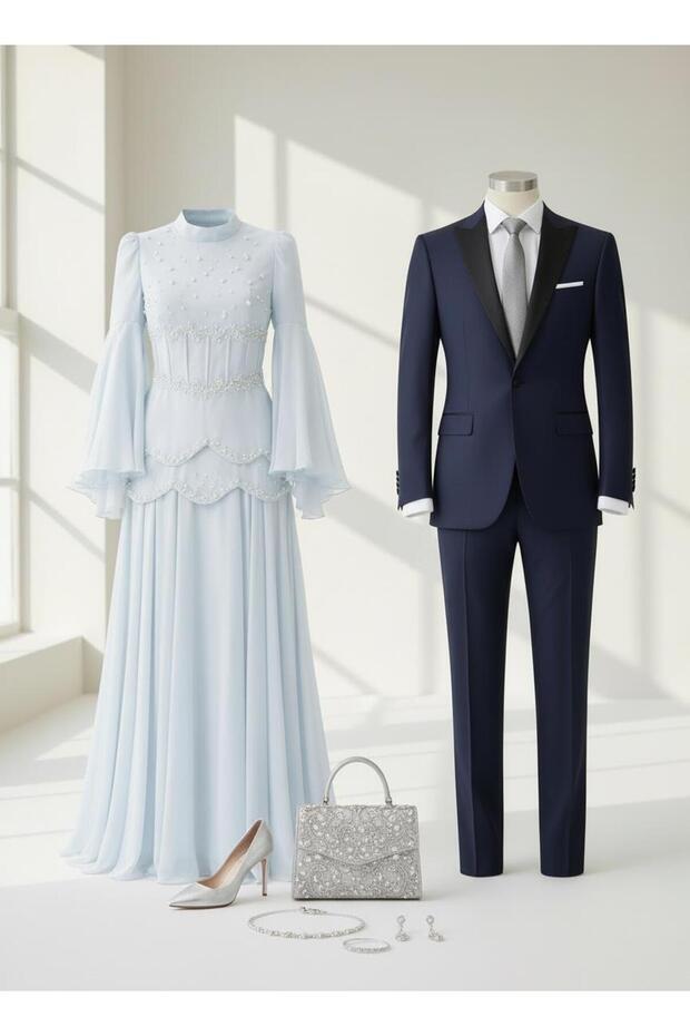 Fiona Abiye Mavi - 5