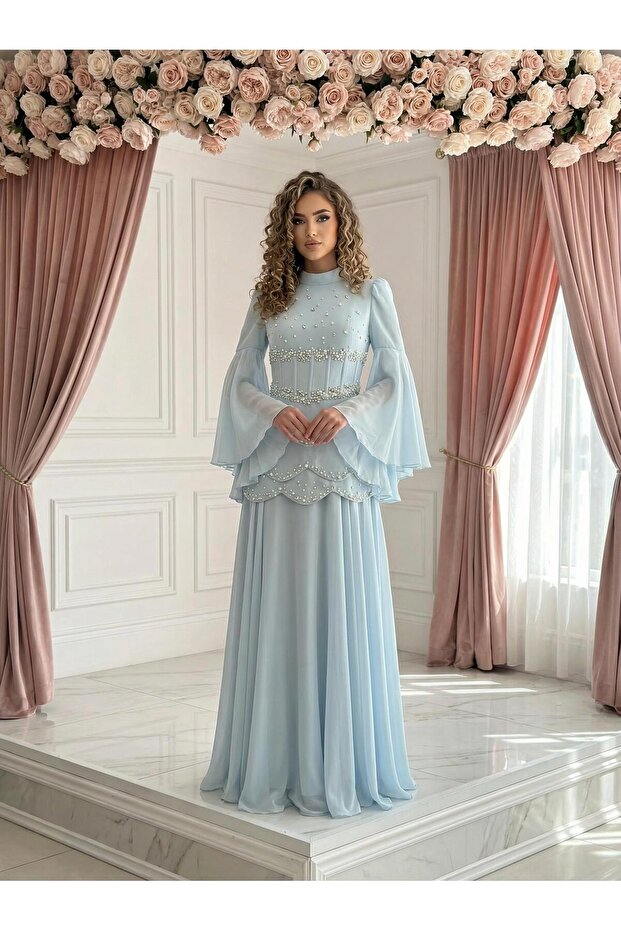 Fiona Abiye Mavi - 1