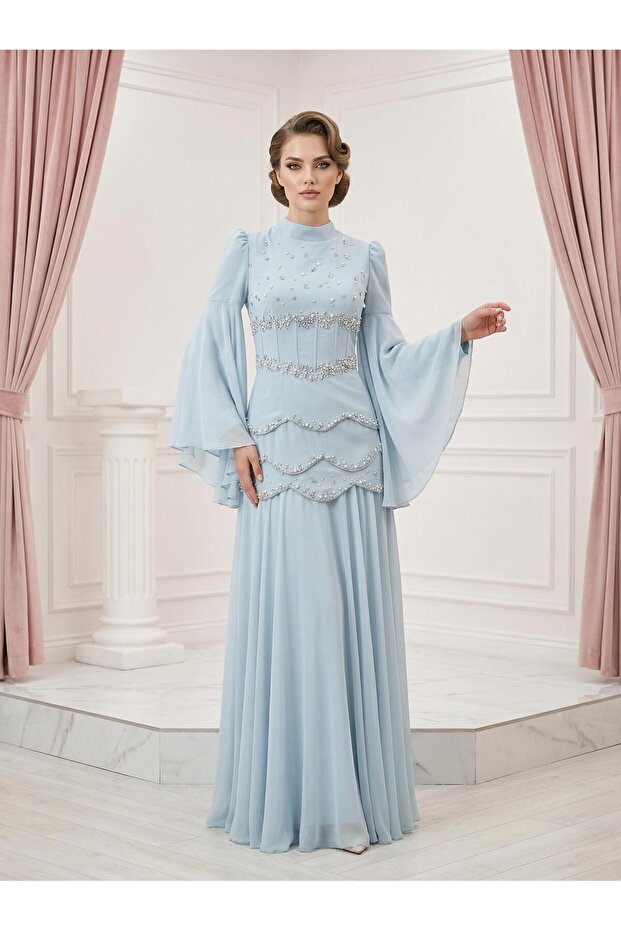 Fiona Abiye Mavi - 2