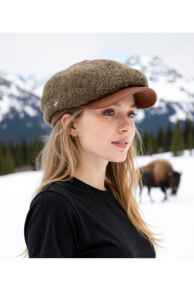 Anatolian Cashmere Wool Collection Relax Fit 8-Piece Scottish Cap Beanie Hat