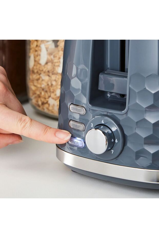 Hive Gray 2-Slice/2-Slice Toaster - 4