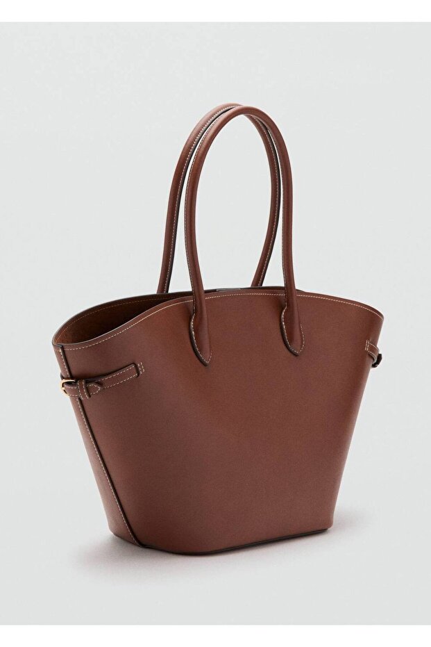 Çift saplı shopper çanta - 1