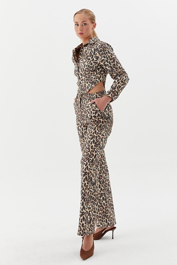 Leopard Printed Stone Set - 1
