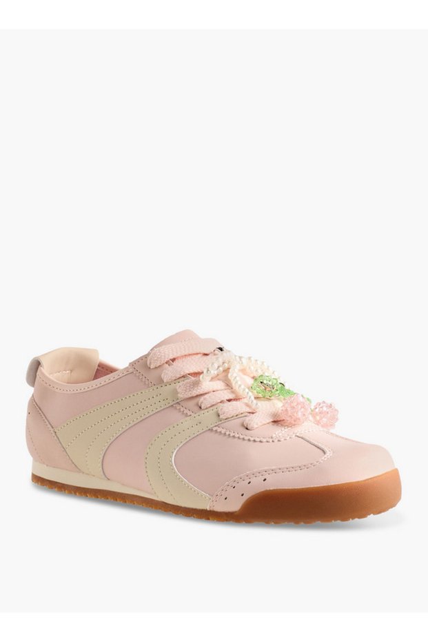 Women Pearl Embellished Sneakers
