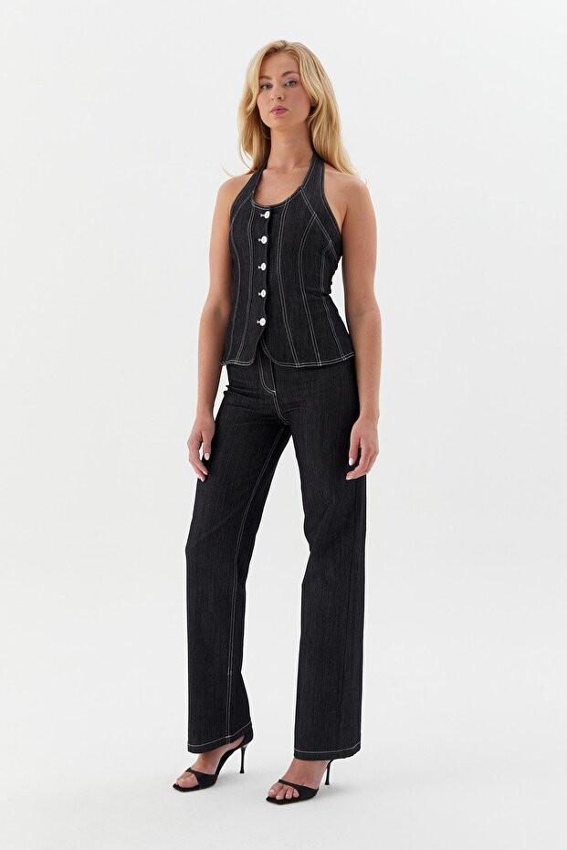 Slim Vest Black