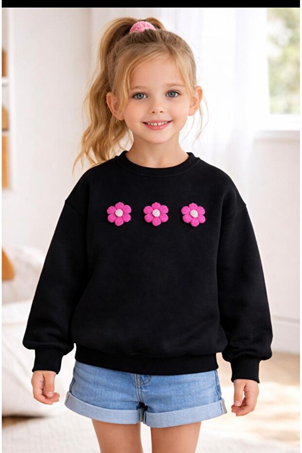 سترة رياضية مزينة بالزهور - 1