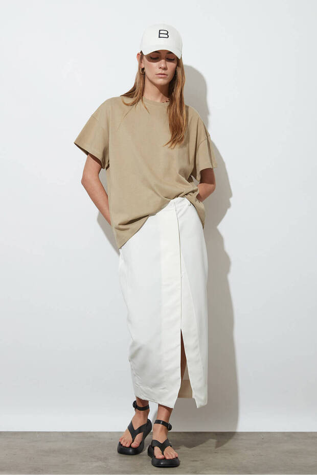 Oversize Kompakt Tshirt - 2