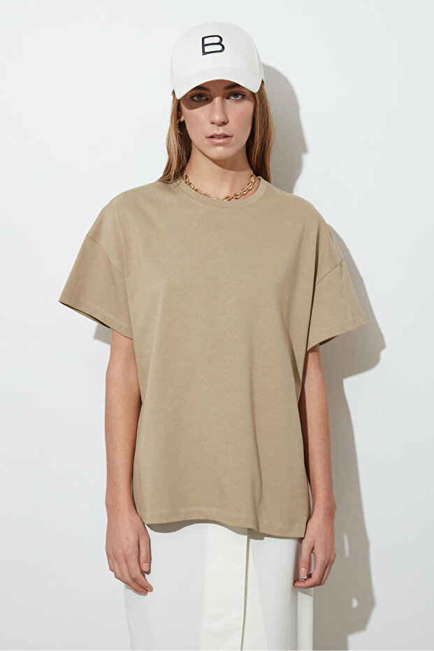Oversize Kompakt Tshirt - 3