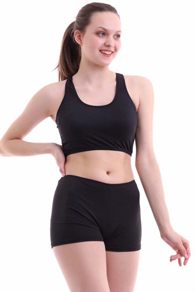 Badi Bikini Set with Shorts, Flexible Stretch Fabric Fabric, Lined with Shorts, Chest Pad Sewn into the Badi Underwear, Available